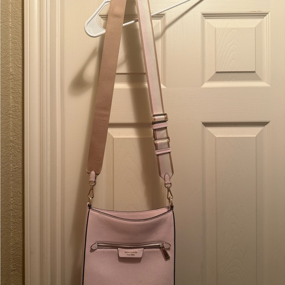 Kate Spade Hudson Leather Messenger Crossbody